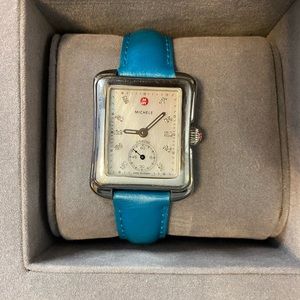 Michele diamond dial watch